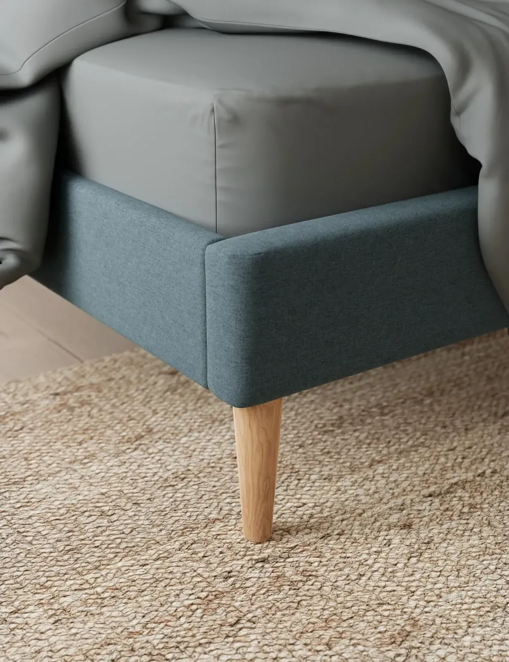 Super King Fitted Sheet - Dove, Cotton