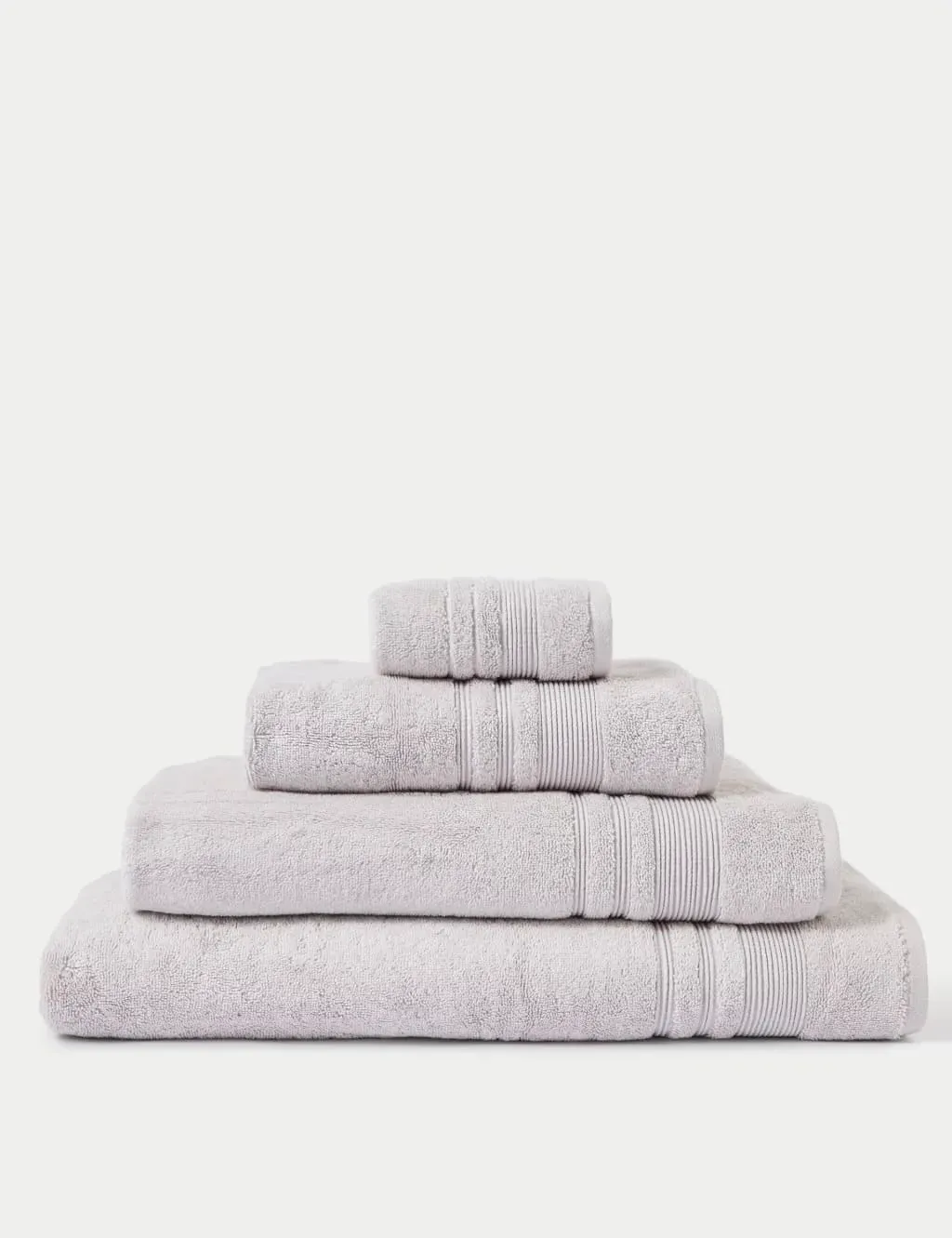Super Plush Bath Towel - Light Grey, Cotton