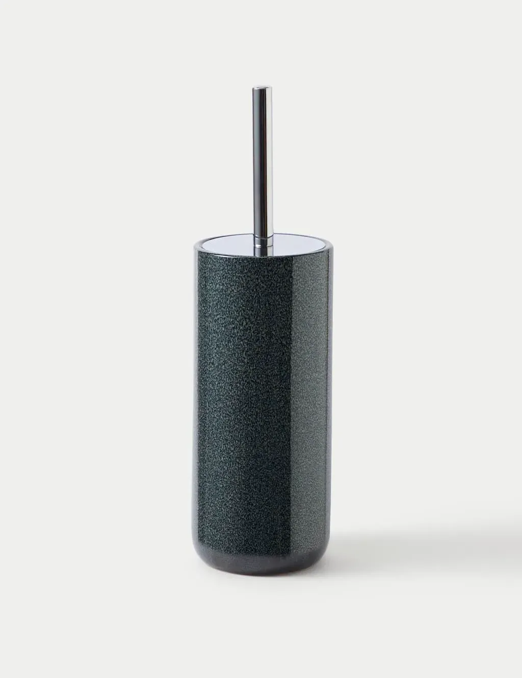 Toilet Brush with Holder - Blue, Ceramic image