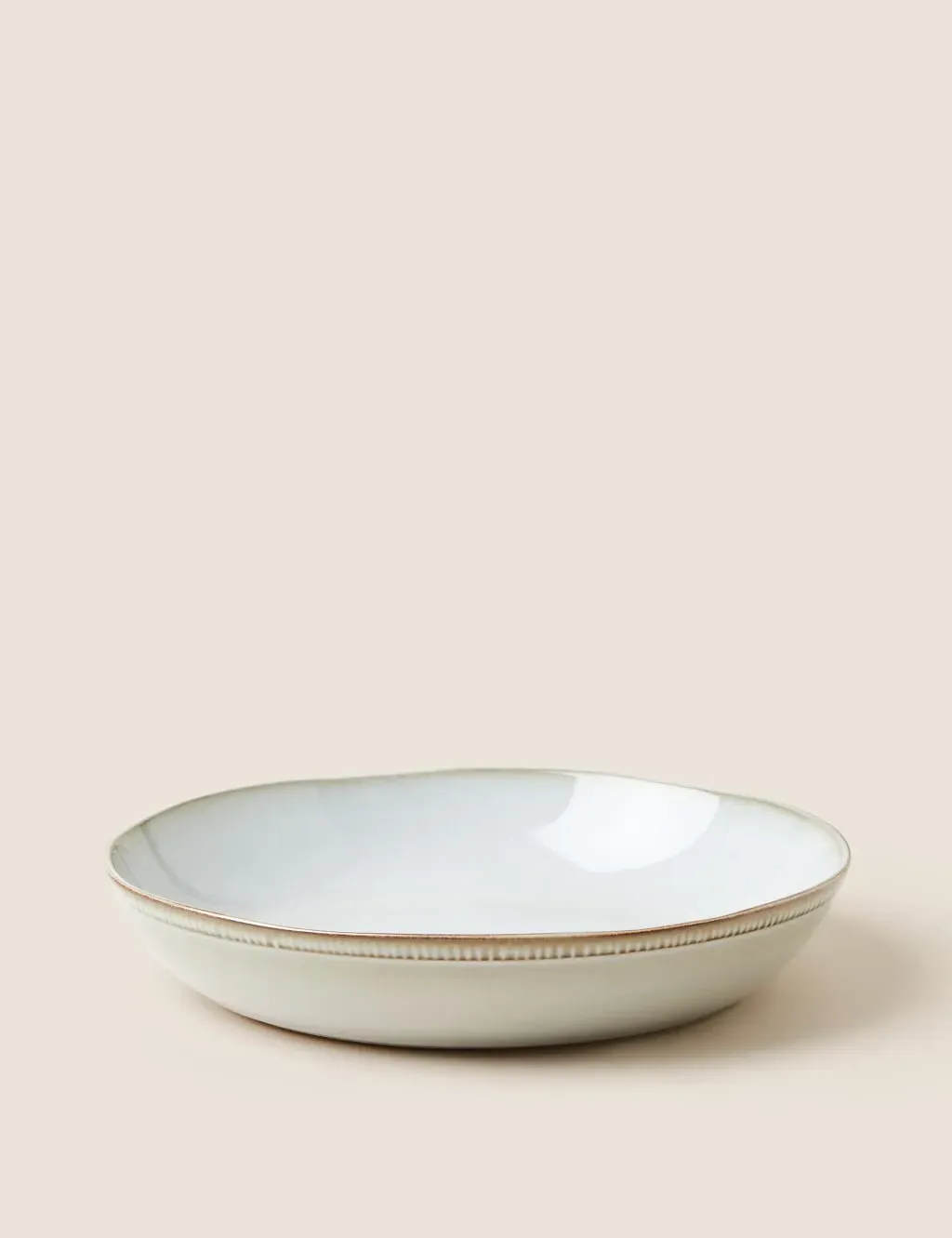 Stoneware Pasta Bowl - Natural image
