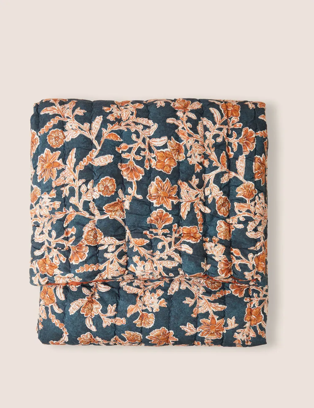 XL Seville Carmona Bedspread - Navy Mix, Cotton