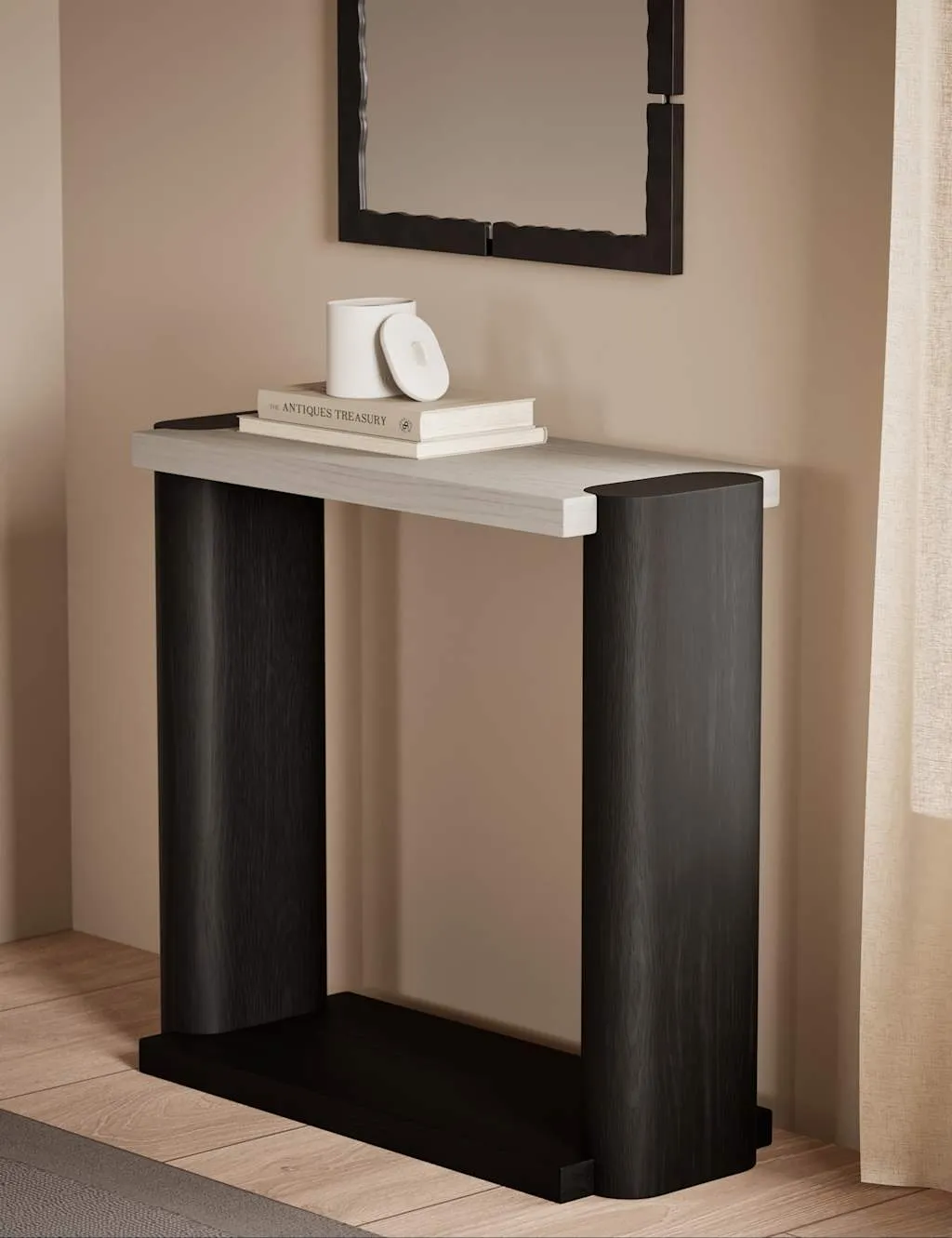 Console Table - Charcoal Mix, Oak image