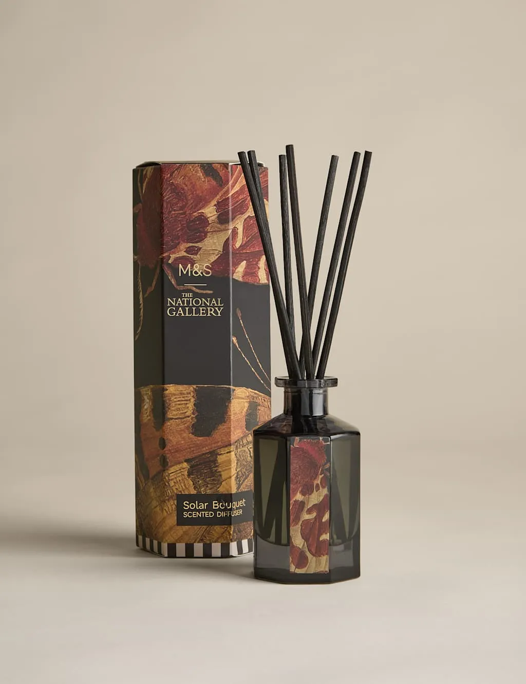 100ml Reed Diffuser Solar Bouquet - White, Glass