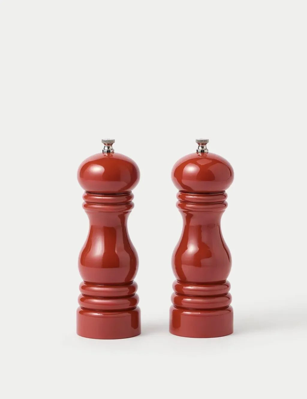 Salt & Pepper Mills Set - Terracotta, Ceramic image
