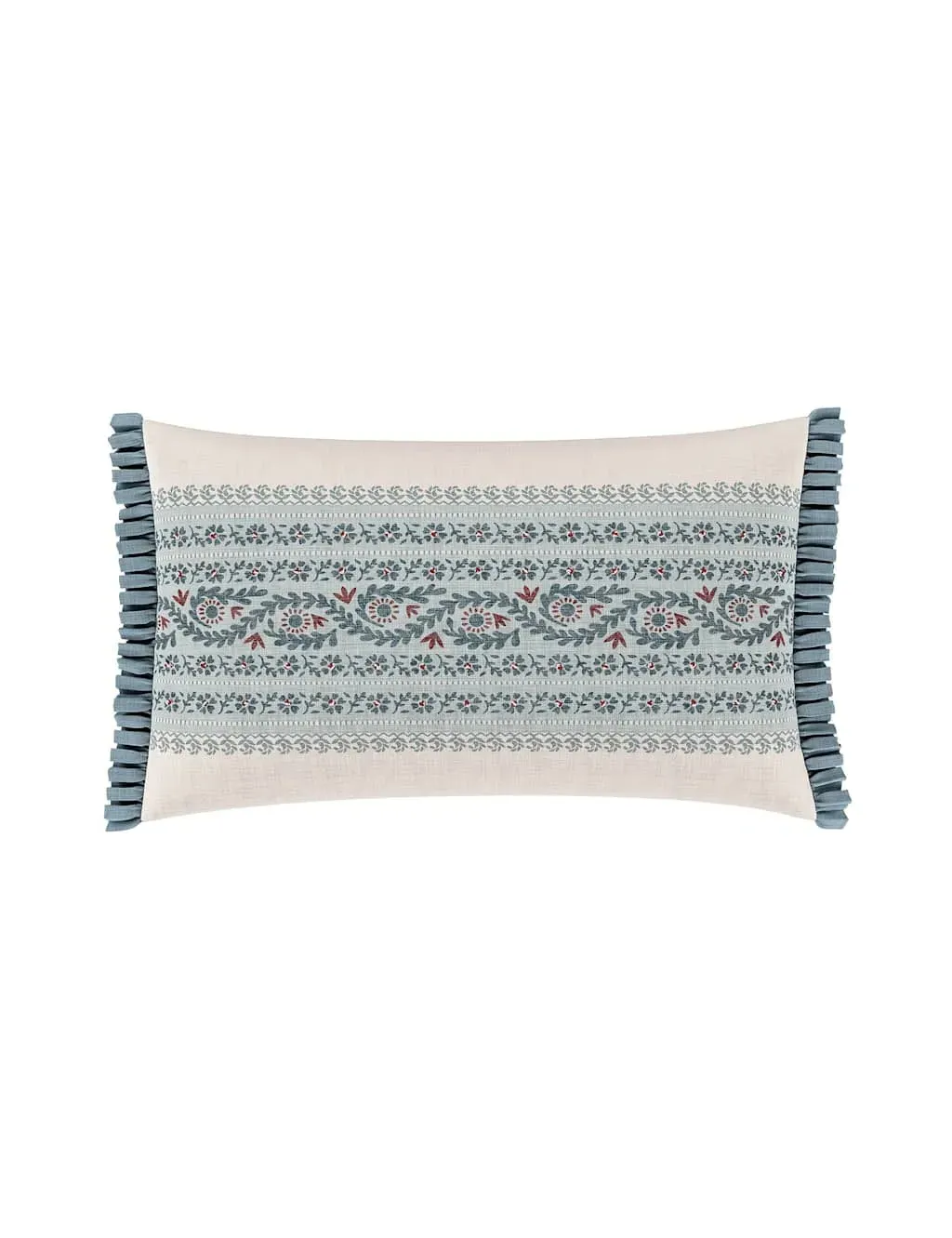 Rectangle Cushion Stripe Pattern - Cream Mix image