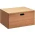 1-Tier Stacking Chest Drawer - Oak, Veneer