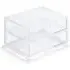 2-Drawer Stackable Storage Box - Clear, Acrylic