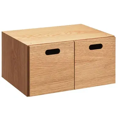 2-Drawer Stacking Chest - Oak, Wood