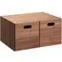 2-Drawer Stacking Chest - Walnut, Wood