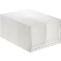 2-Drawer Storage Unit - Clear, Polypropylene