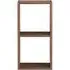 2-Shelf Stacking Unit - Walnut, Wood