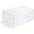 3-Drawer Storage Box Stackable - Clear, Acrylic