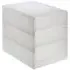 3-Drawer Storage Unit A4 Size - White, Polypropylene