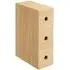 3-Drawer Storage Unit - Natural, Oak Veneer