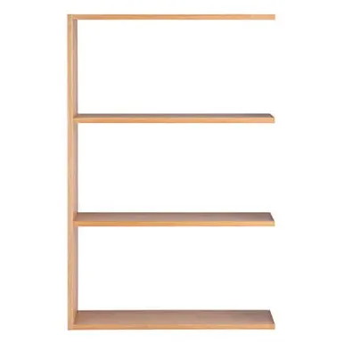 3-Shelf Add-On Unit - Oak, Wood