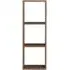 3-Shelf Stacking Unit - Walnut, Wood