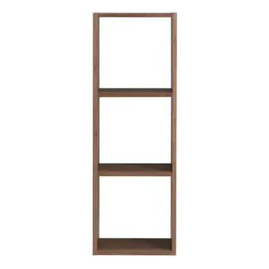 3-Shelf Stacking Unit - Walnut, Wood