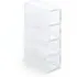 4-Drawer Glasses Holder - Clear, Acrylic