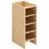 5-Shelf Desk Organiser with Adjustable Partitions - Oak