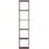 5-Shelf Narrow Bookcase - Walnut, Wood