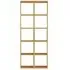 5x2 Stacking Shelves Set - Oak, Wood