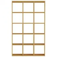 5x3 Stacking Shelves Set - Oak, Wood
