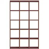 5x3 Stacking Shelves Set - Walnut, Wood
