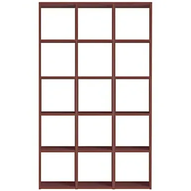 5x3 Stacking Shelves Set - Walnut, Wood