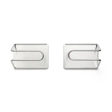 Adjustable Kitchen Roll Holder - Silver, Stainless Steel image