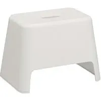 Bath Stool - White, Polypropylene