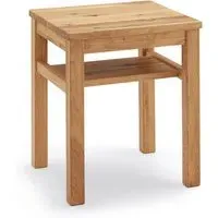 Bedside Table with Storage - Oak, American White Oak