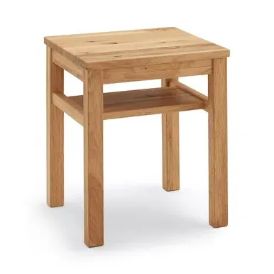 Bedside Table with Storage - Oak, American White Oak image