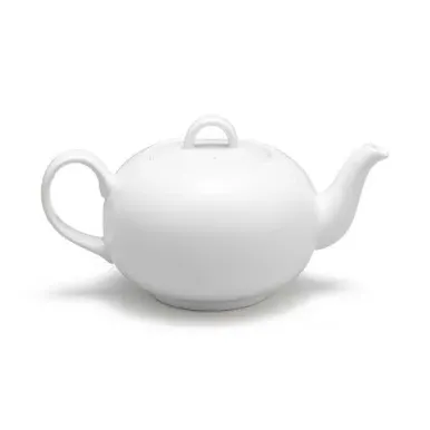 Ceramic Tea Pot - White, Porcelain image