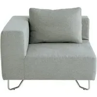 Corner Sofa Unit - Light Grey, Fabric