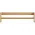 Desktop Shelf with Storage - Oak, Natural Wood