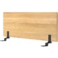 Double Platform Bed Headboard - Oak, Wood