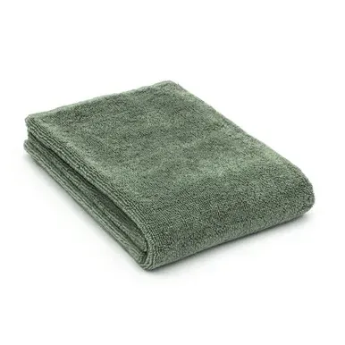 Extra Large Bath Sheet - Dark Green, Organic Cotton image