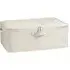 Fabric Storage Box with Lid - Grey, Fabric