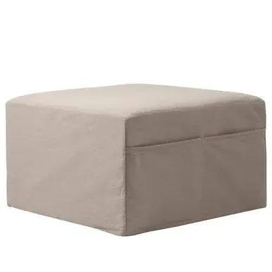 Foldable Footstool with Mattress - Eco Cotton image