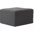 Foldable Footstool with Mattress - Grey, Felt