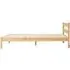 Large Double Bed Frame - Pine Wood