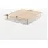 Large Double Platform Bed Frame - Oak, Wood