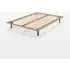 Large Double Platform Bed - Walnut, Wood