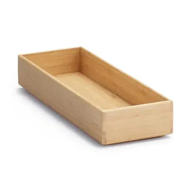 Large Organiser Box - Natural, Bamboo