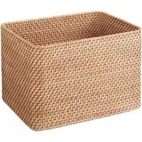 Large Rattan Storage Basket - Natural, Rattan