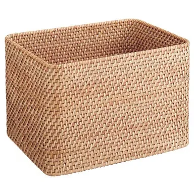 Large Rattan Storage Basket - Natural, Rattan image