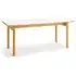 Large Rectangular Dining Table - Natural, Rubberwood