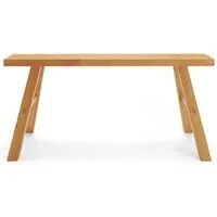 Large Traditional Bench - Natural, Rubberwood