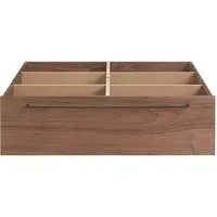 Large Underbed Drawer with Casters - Walnut, Veneer