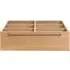 Large Underbed Drawer with Partitions - Oak, Veneer